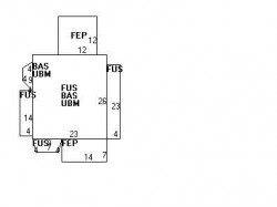 43 Linden St, Newton MA 02464-1430 floor plan