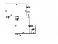 15 Whittlesey Rd, Newton MA 02459-2621 floor plan