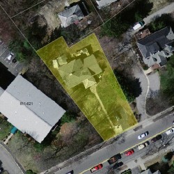 607 Watertown St, Newton MA 02460-1351 aerial view
