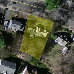 859 Dedham St, Newton MA 02459-3413 aerial view