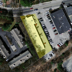 1185 Chestnut St, Newton MA 02464-1308 aerial view