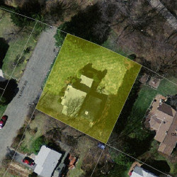 25 Village Rd, Newton MA  02460-1128 aerial view