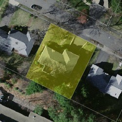 84 Littlefield Rd, Newton MA  02459-3012 aerial view