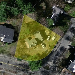 8 Longmeadow Rd, Newton MA  02459-3427 aerial view