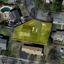 85 Fuller Ter, Newton MA 02465-1205 aerial view