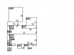 506 Parker St, Newton MA 02459-2624 floor plan
