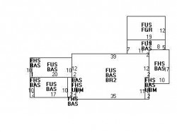 1 Cobb Pl, Newton MA 02468-1834 floor plan