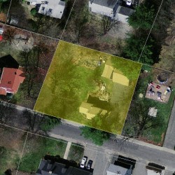 33 Cherry Pl, Newton MA 02465-1505 aerial view