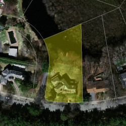 191 Waban Ave, Newton MA 02468-2101 aerial view