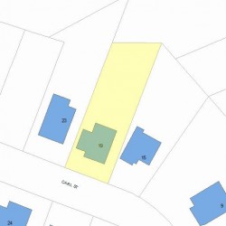 19 Carl St, Newton MA 02461-1905 plot plan