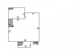61 Ellison Rd, Newton MA 02459-1434 floor plan