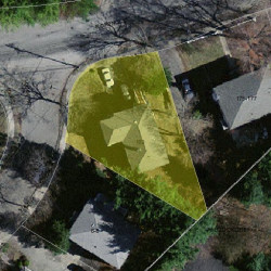 169 Florence St, Newton MA 02459 aerial view