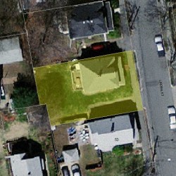 51 Linden St, Newton MA 02464-1430 aerial view