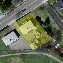200 Lexington St, Newton MA  02466-1307 aerial view