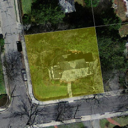 386 Highland St, Newton MA 02465-2708 aerial view