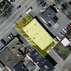 416 Watertown St, Newton MA  02458-2075 aerial view
