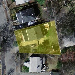 50 Aberdeen St, Newton MA  02461-1802 aerial view