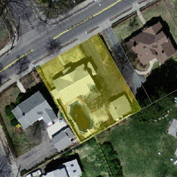 134 Auburndale Ave, Newton MA 02465-1420 aerial view