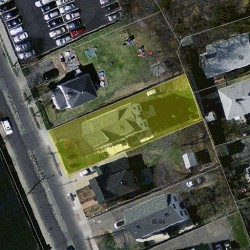 76 Chapel St, Newton MA  02458-1011 aerial view