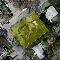 4 Colbert Rd, Newton MA 02465-2933 aerial view