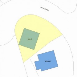 10 Craigie Ter, Newton MA 02460-2112 plot plan