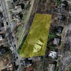 956 Walnut St, Newton MA  02461-1135 aerial view