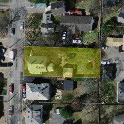 155 Edinboro St, Newton MA 02460-1337 aerial view