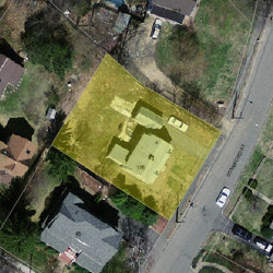 115 Staniford St, Newton MA 02466-1131 aerial view