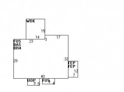 59 Athelstane Rd, Newton MA  02459-2422 floor plan
