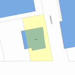 1191 Washington St, Newton MA 02465-2122 plot plan