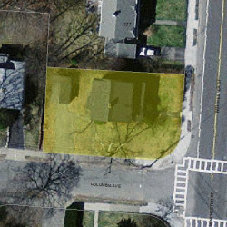 183 Winchester St, Newton MA  02461-2129 aerial view