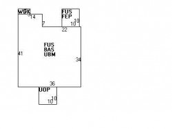 14 Nottingham St, Newton MA  02459-1613 floor plan