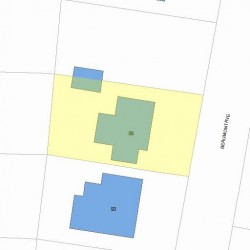 89 Beaumont Ave, Newton MA 02460-2315 plot plan