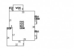 9 Moreland Ave, Newton MA 02459-2114 floor plan