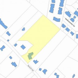 136 Dudley Rd, Newton MA 02459-2827 plot plan