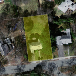 15 Amherst Rd, Newton MA 02468-2301 aerial view