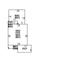 119 Oakdale Rd, Newton MA 02461-1812 floor plan