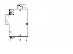19 Wetherell St, Newton MA  02464-1416 floor plan