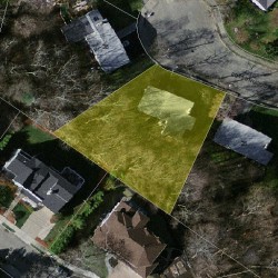 34 Cottonwood Rd, Newton MA  02459-3112 aerial view