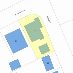 95 Bridge St, Newton MA 02458-1104 plot plan