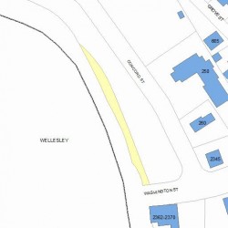 2359 Washington St, Newton MA  02462-1430 plot plan