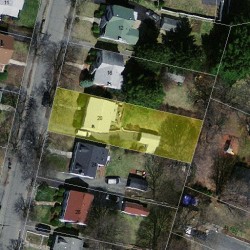 20 Freeman St, Newton MA 02466-1206 aerial view