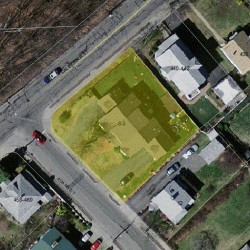 6 Adams St, Newton MA 02460-1203 aerial view