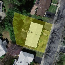 125 Wendell Rd, Newton MA 02459-2946 aerial view