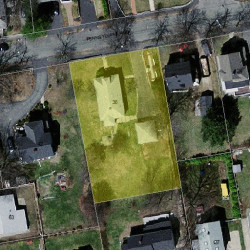 36 Pennsylvania Ave, Newton MA 02464-1323 aerial view