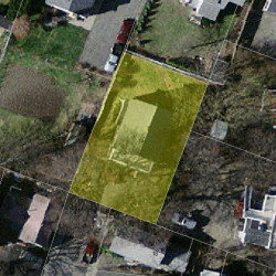 14 School St, Newton MA  02458-1518 aerial view