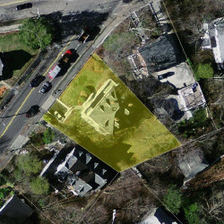 92 Grant Ave, Newton MA  02459-1347 aerial view