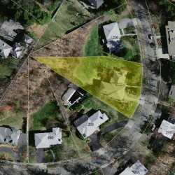 222 Baldpate Hill Rd, Newton MA 02459-2857 aerial view