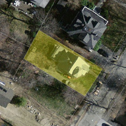 74 Elmhurst Rd, Newton MA 02458-2234 aerial view