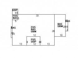 172 Carlton Rd, Newton MA 02468-1801 floor plan